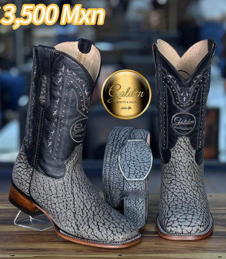 Bota Bulldog Cuello De Toro Gris