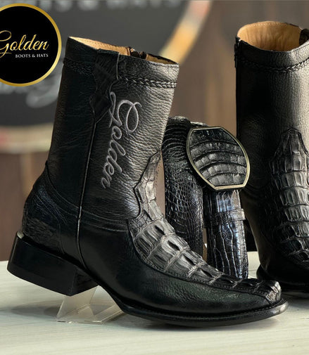 Botín Golden Orión Cocodrilo Cola