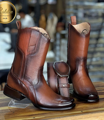 Botin Golden Paris Venado Brandy