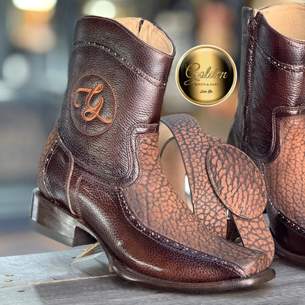 Botín Golden Orion Cuello De Toro Miel