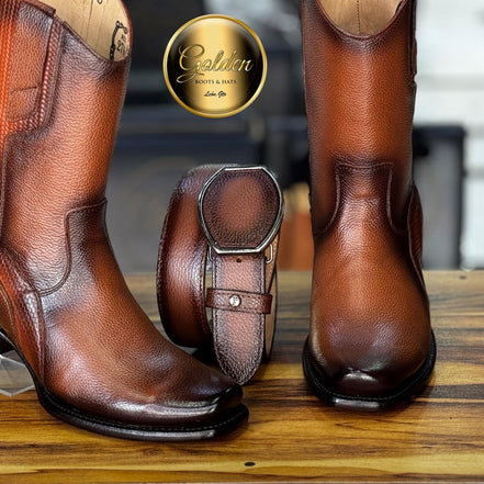 Botin Golden Paris Venado Brandy
