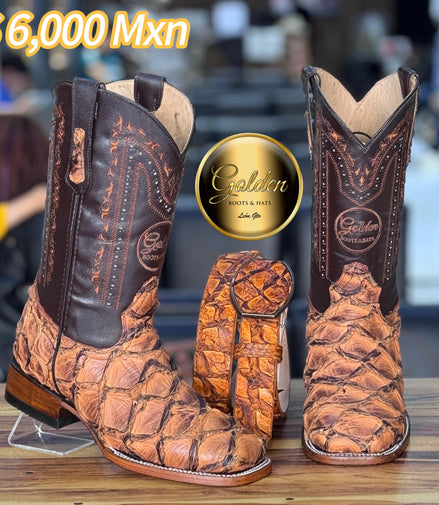 Bota Bulldog Golden Pescado Paja