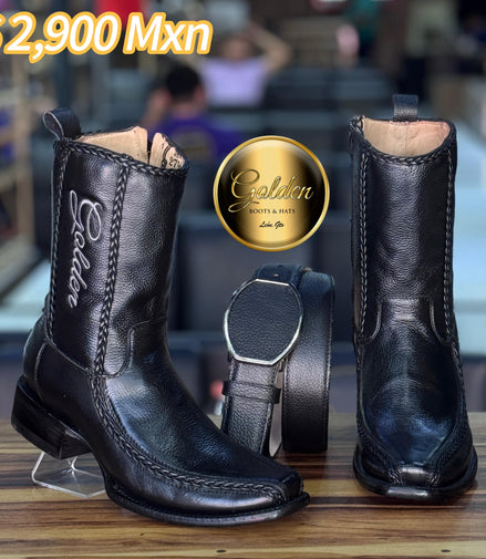Botín Golden Valentin Venado Negro
