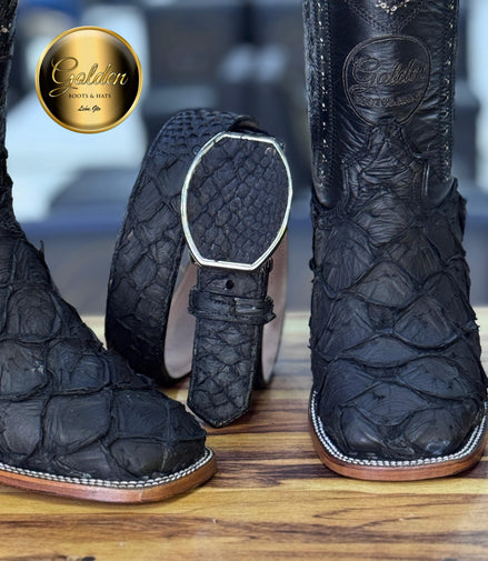 Bota Bulldog Pescado Negro Graso Nobuk