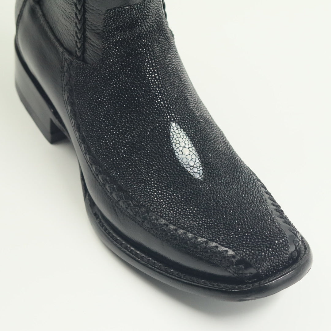 BOTÍN VALENTIN MANTARRAYA MACHO NEGRO