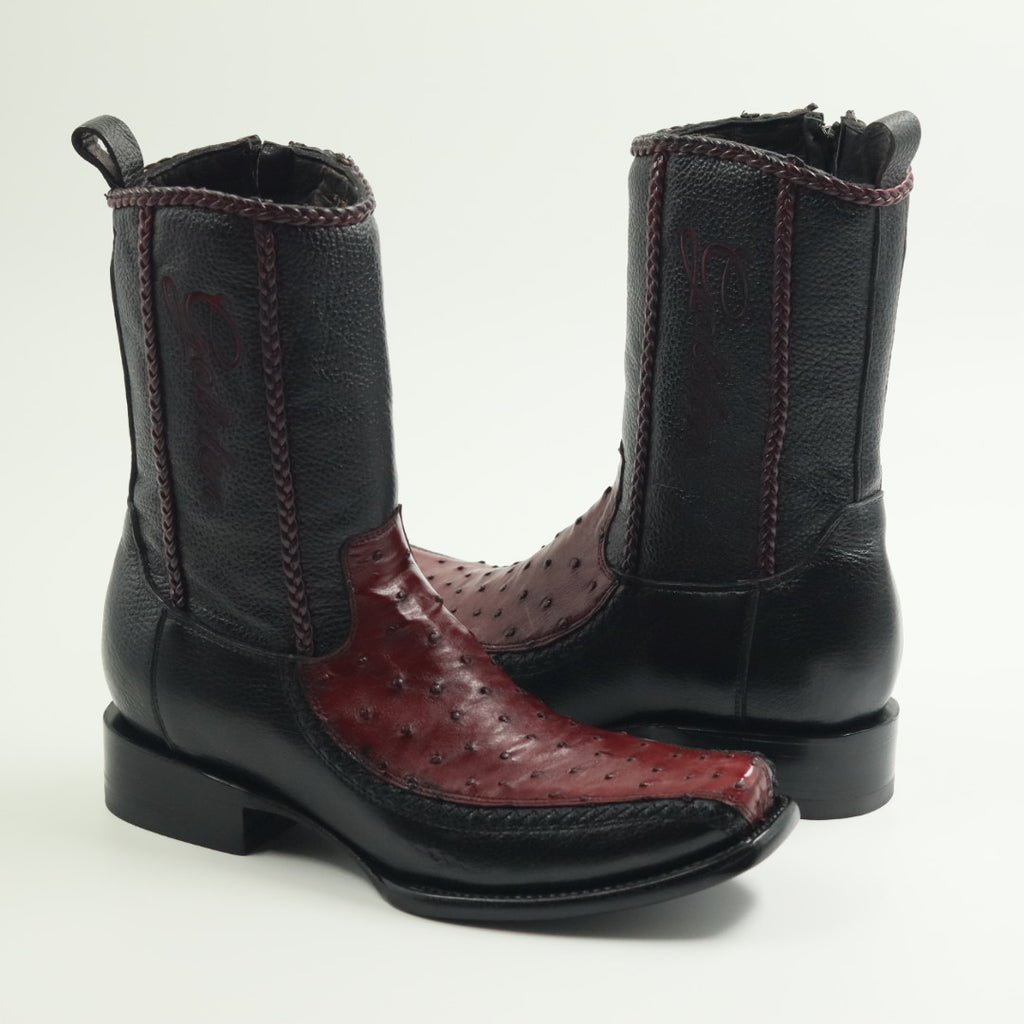 BOTÍN VALENTIN PITON BLACCHERRY