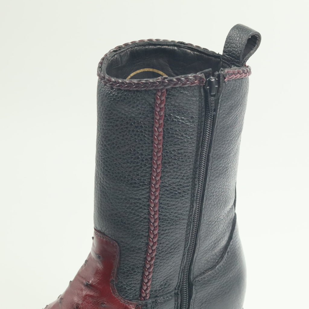 BOTÍN VALENTIN PITON BLACCHERRY