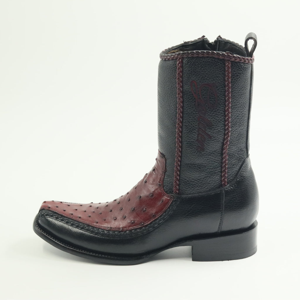 BOTÍN VALENTIN PITON BLACCHERRY